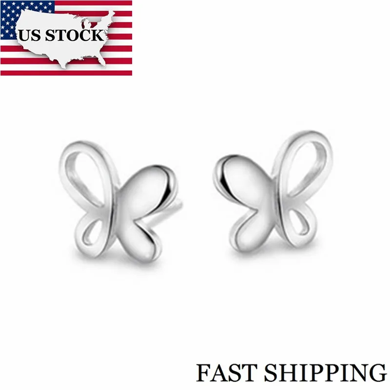 

US STOCK Aretes Jewellery Designer Silver Stud Earrings for Women Blossom Vintage Earings Fashion Jewelry Uloveido R121