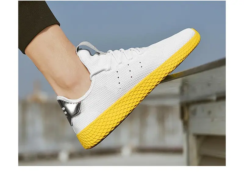Летняя дышащая поверхность Homme Спортивная мужская обувь кроссовки Мужская Спортивная обувь для бега белая корзина Homme Krasovki Athletic A-204