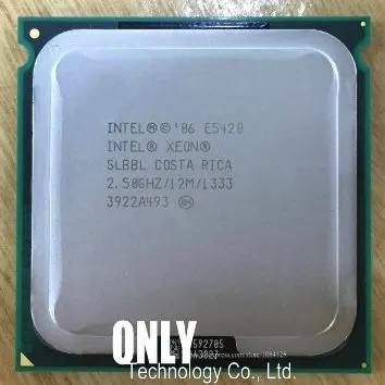 Процессор Intel Xeon E5420 2 5 ГГц/12 МБ/80 Вт/1333 похож на процессор LGA771 Core Quad Q9300 работает