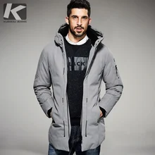 Новые зимние мужские парки с капюшоном, толстая серая черная брендовая одежда, мужская приталенная теплая одежда, мужская одежда, пальто размера плюс 21606