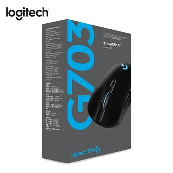 

Logitech G703 LIGHTSPEED Wireless Gaming Mouse PMW3366 Sensor 2.4GHz Optical Mouse with 12000DPI RGB Support POWERPLAY System