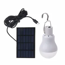 Lâmpada led com painel solar, iluminação led, equivalente de 15w, energia solar, 130lm, para áreas externas, jardim luz clara