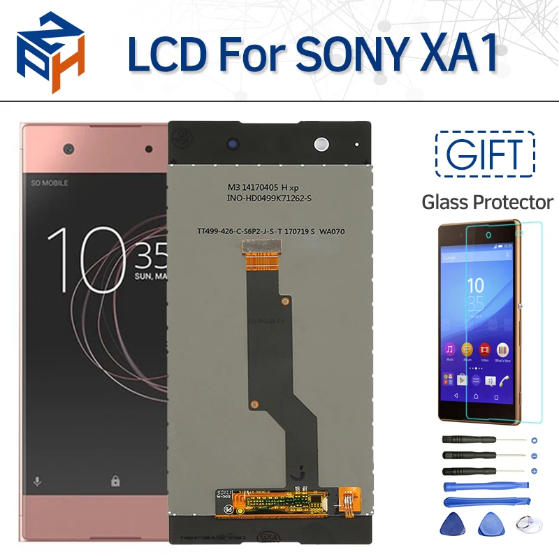 Полный новый ЖК дисплей для sony Xperia XA1 G3116 G3121 G3112 Дисплей Сенсорный экран планшета в