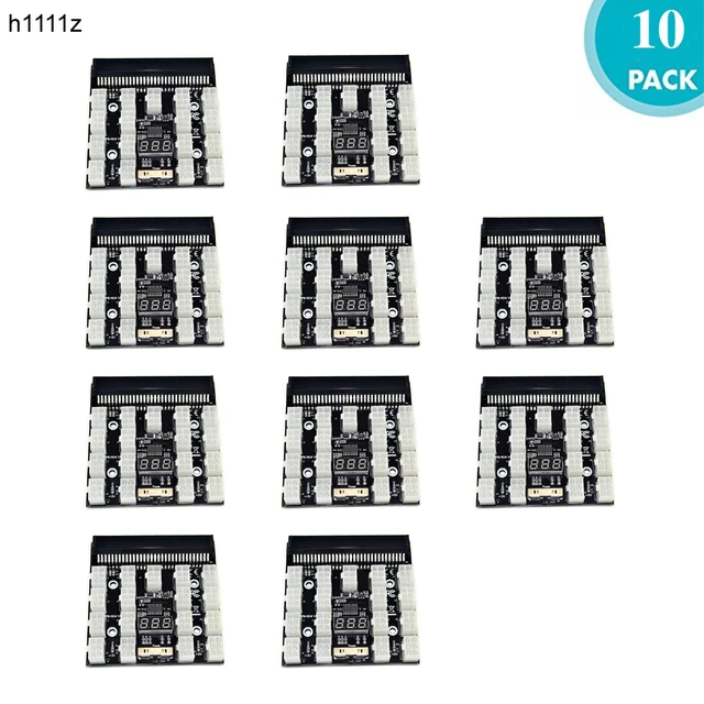Best Price 10PCS Server Computer Switch Power Converter 17 x 6Pin Power Interface Breakout Adapter Board for Bitcoin Miner Antminer Mining Best Price 10PCS Server Computer Switch Power Converter 17 x 6Pin Power Interface Breakout Adapter Board for Bitcoin Miner Antminer Mining