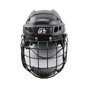 

CE Approval Ice Hockey Helmet Player Hockey Mask With Cage Face Shield Free Shipping