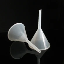 10 шт./партия 75 мм пластиковые мини маленькие воронки для духов жидкое эфирное масло наполнение пустая бутылка Упаковочный Инструмент