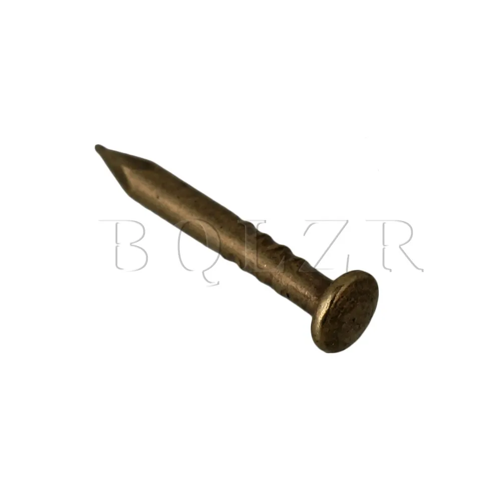 BQLZR Antique Copper Furniture Miniature Nail with Round Head 10mm Pack of 100