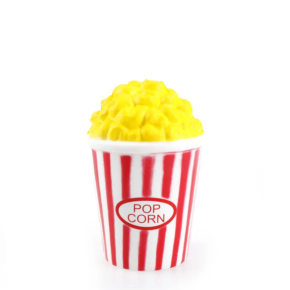 

Cute Squishy Popcorn Jumbo Soft Slow Rising Squeeze Phone Straps Bag Key Pendant Charm Cream Scented Kid Toy Fun Gifts