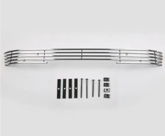 

JIOYNG Stainless Steel CAR FRONT BUMPER RACING GRILLS GRILLE AROUND TRIM COVER FIT FOR TOYOTA Highlander 2018