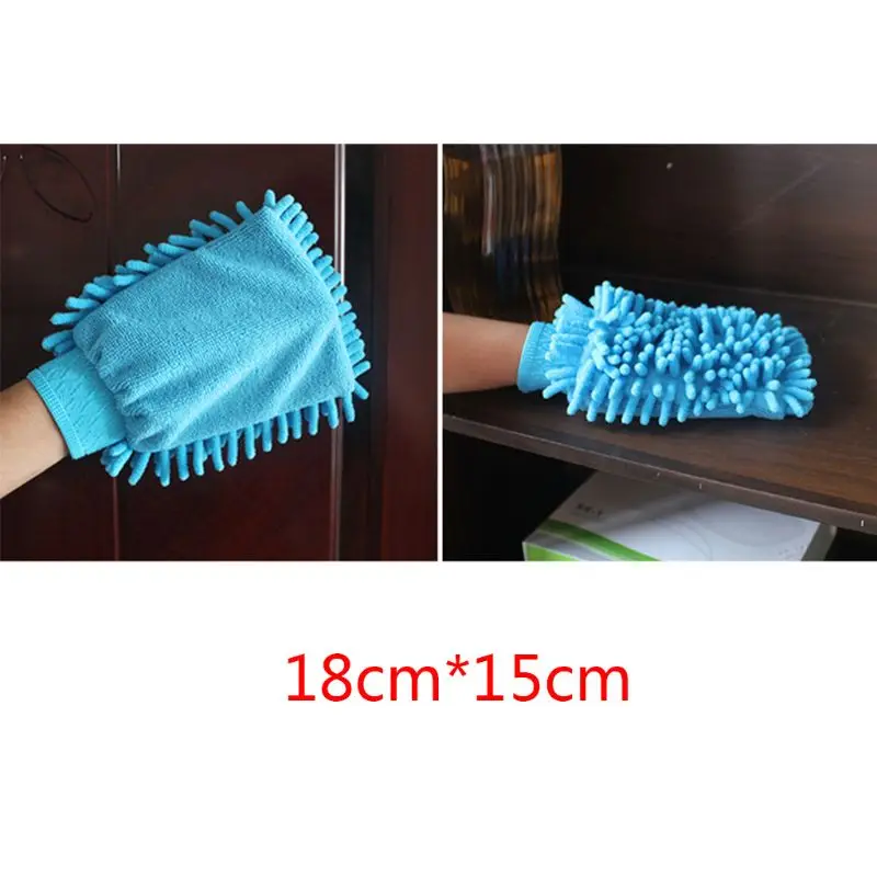 

Car Cleaning Drying Gloves Ultrafine Fiber Chenille Microfiber Window Washing Tool Home Cleaning Car Wash Glove Auto Accessorie