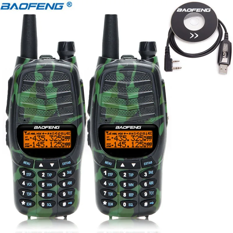 

2PCS 2019 Baofeng UV-X9 Plus 10watts powerful Walkie Talkie Powerful Portable Radio VHF/UHF 10km upgraded of uv-82 CB Ham Radio
