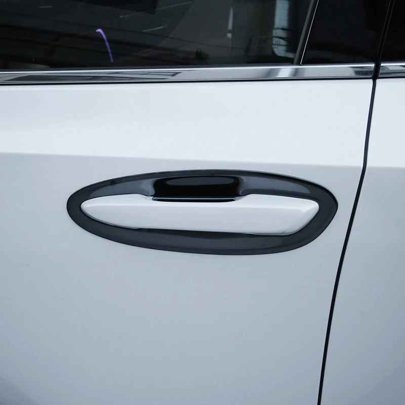 

QHCP Car Door External Handle Bowl Frame Cover Trim Sticker Decoration Stainless Steel Accessories For Lexus ES200 260 300H 2018