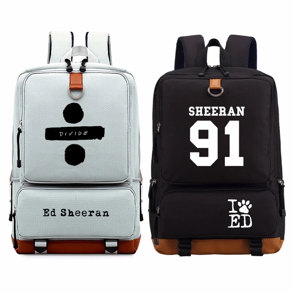 WISHOT ED SHEERAN 91 рюкзак для мужчин wo мужские школьные сумки для студентов Дорожная сумка на плечо сумки для ноутбука подростковый рюкзак