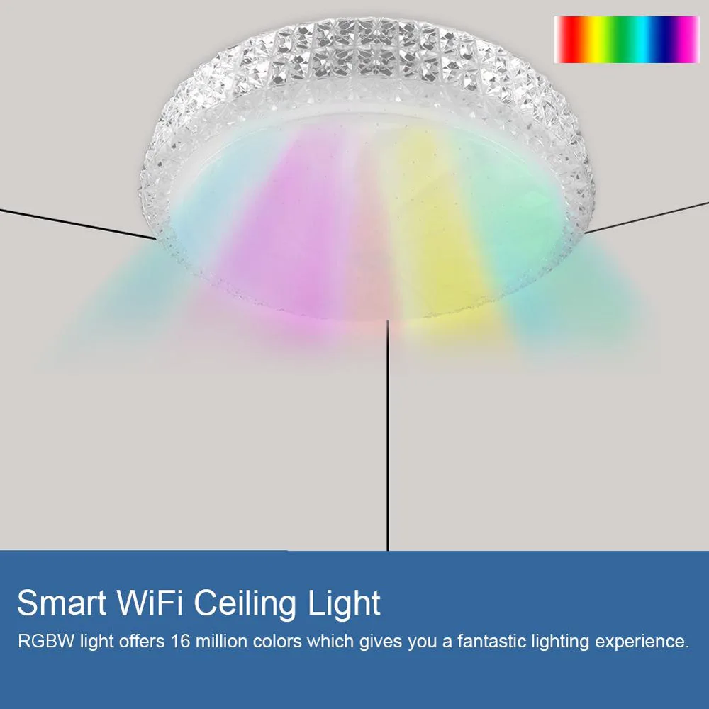 

FCMILA LED Smart Wifi Wireless ceiling light LED light. Compatible with Tmall wizard Google home amazon alexa