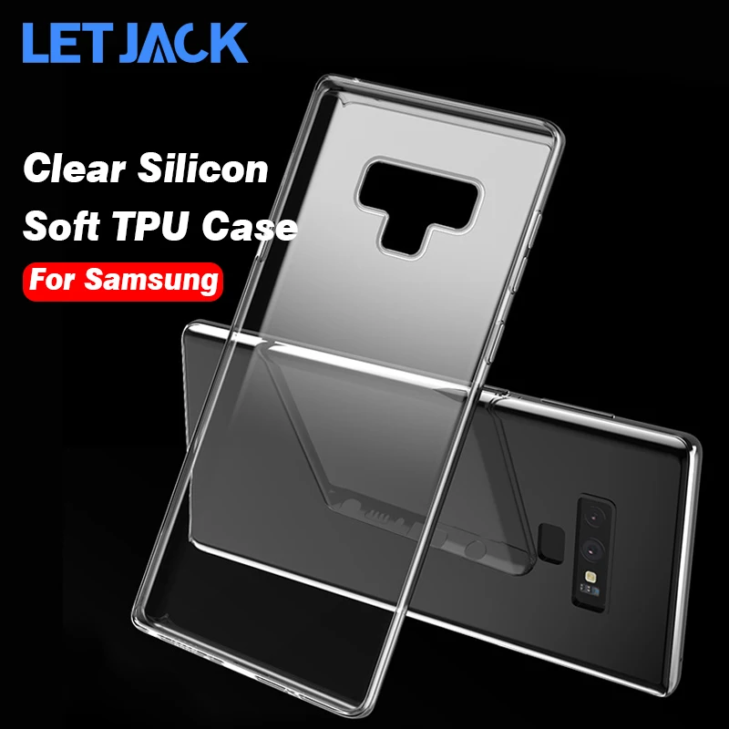 Clear Silicon Soft TPU Case for Samsung Galaxy Note 8 9 S9 S8 Plus Cover A6S S9S Star Lite C8 C9 Pro Transparent Phone Cases |