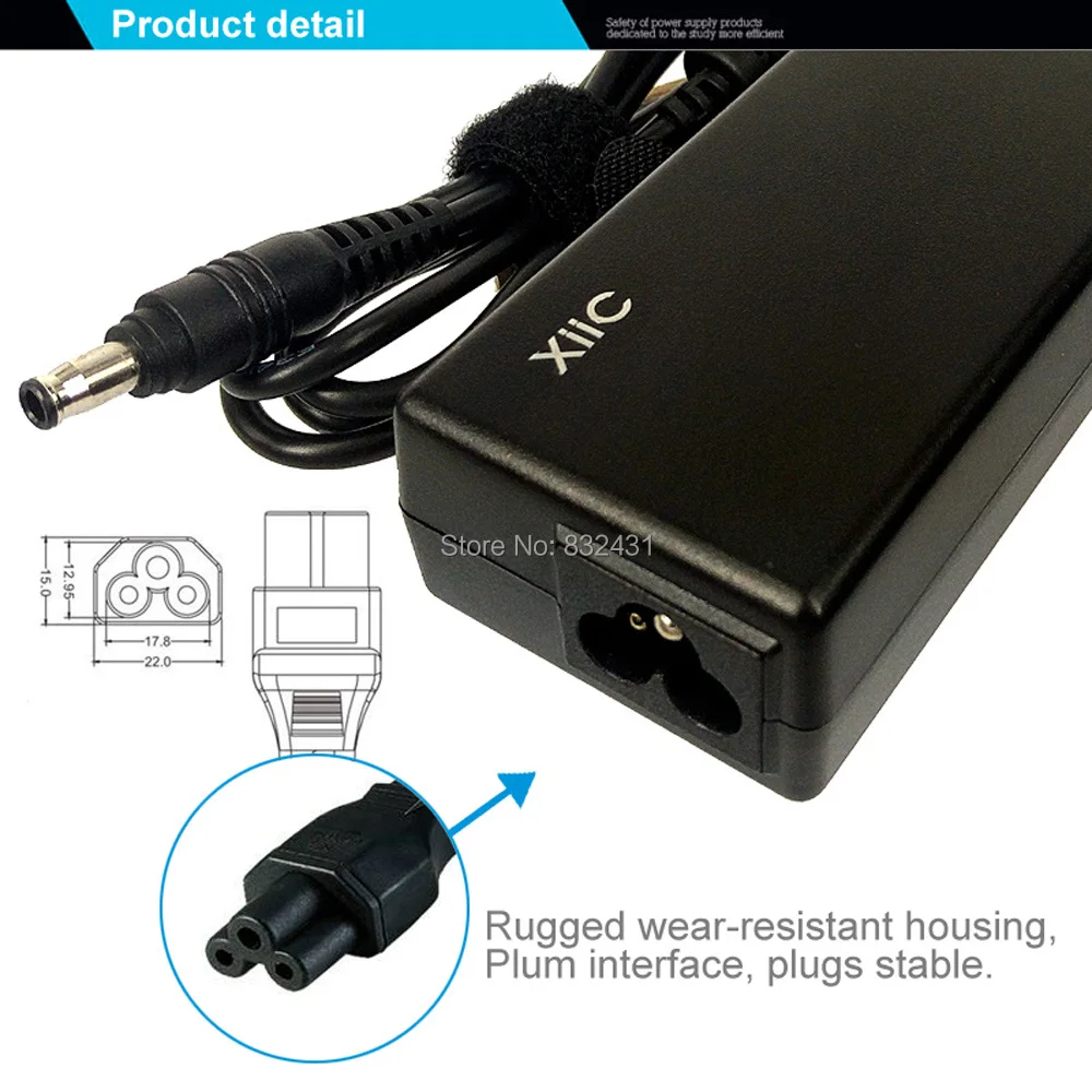 Xiic 19 V 4.74A ноутбук адаптер переменного тока для SAMSUNG R540 R530 510 R580 R428 R720 R520 R522 R65 Тетрадь Зарядное устройство переменного тока 5,5*3,0 мм