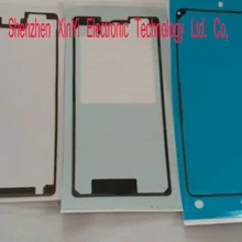 50X полный набор 3 шт./компл. для SONY Xperia Z1 мини M51W Водонепроницаемый передняя/средняя рамка/задней клейкой лентой Стикеры
