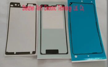 

50X Full Set 3pcs/Set For SONY Xperia Z1 mini M51W Waterproof front /Middle frame/back Adhesive Tape Sticker Free Shipping