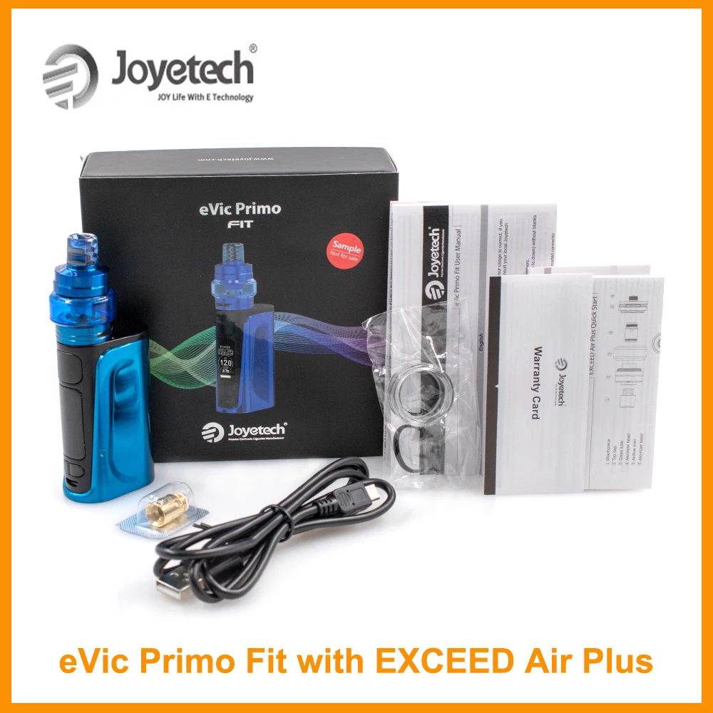 

Original Joyetech eVic Primo Fit with EXCEED Air Plus Tank Built in 2800 battery 3ml Capacity 80W Wattage EX Head E-Cigarette