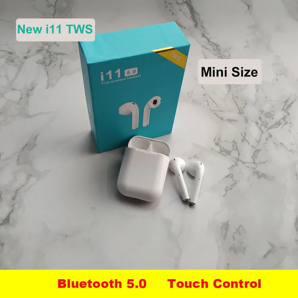 

i7s i11 TWS Mini Wireless Bluetooth Earphone Earbuds for Iphone Samsung Android pk i10 tws i12 tws