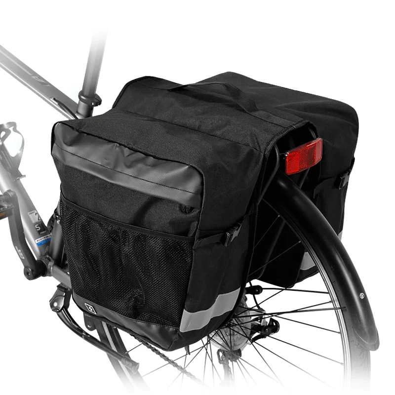 

ROSWHEEL 28L Bicycle Bike Bags Panniers Mountain Road Bicycle Bike Trunk Bags Cycling Double Side Rear Rack Tail Seat Pannier