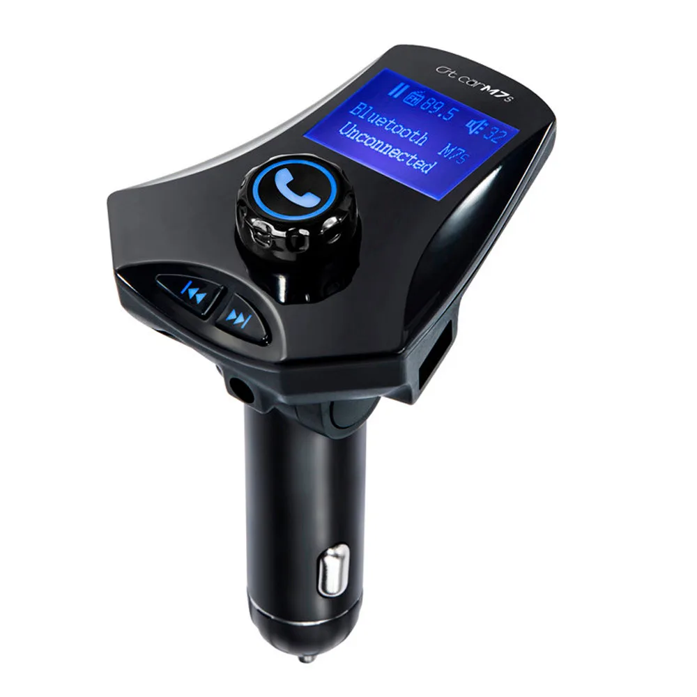 

2019 Car Bluetooth Transmitter Car Charger Kit MP3 Player FM Transmitter Wireless Radio Adapter USB Charger