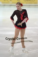 Ice Figure Skating Dress For Kids Fashion New Brand Competition Figure Skating Dresses Crystal Custom DR3632