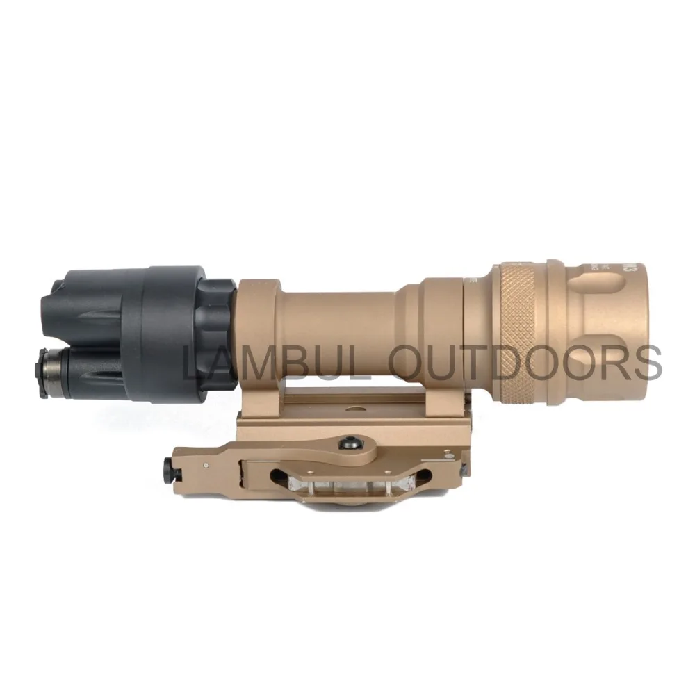 Arma para Caça Lambul Quick Release Tactical Rifle Lanterna Montar Luz 400 Lumens Acessórios M952 M952v qd 11 Cheap Luzes de armas