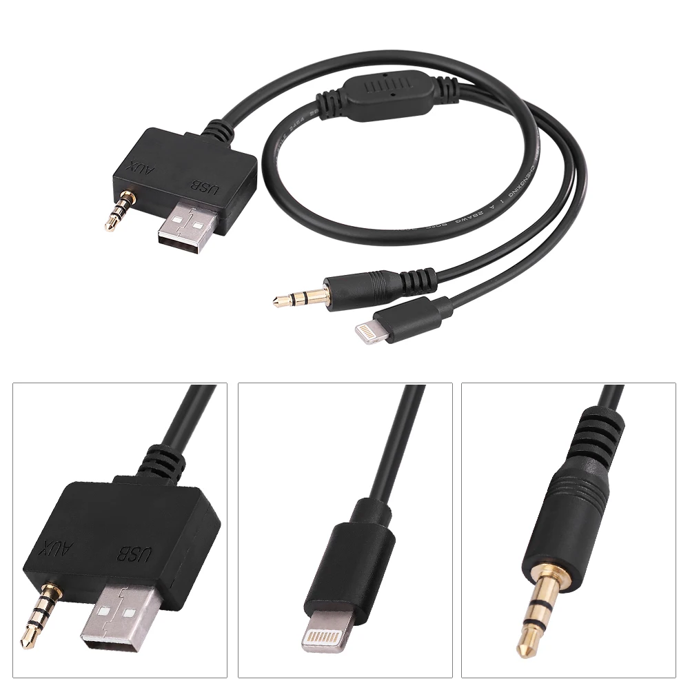 SOONHUA AUX автомобильный музыкальный интерфейс 8 контактный Lightning USB кабели высокое