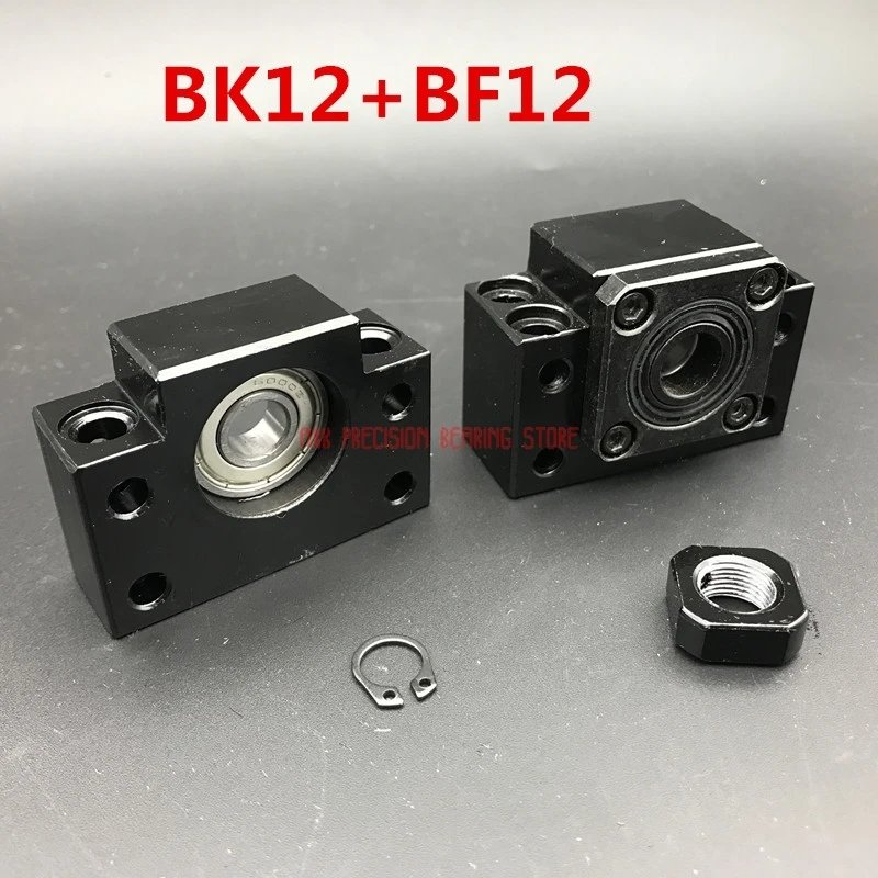 

2023 Sale Linear Rail AXK Cnc Router Parts Bk12 Bf12 Bearing Kit : 10 Pcs Of And For Sfu1605 Ball Screw End Support Cnc Parts