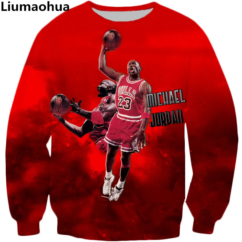 Liumaohua 2018 Autumn new design Michael Jordan Fashion 3d Sweatshirts ...