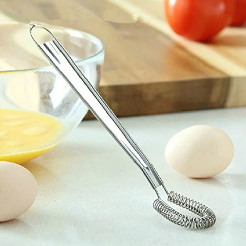 

Egg Beater Mixer Self Turning Egg Cream Coffee Milk Stirring Whisk Manual Handheld Blender Kitchen Tools
