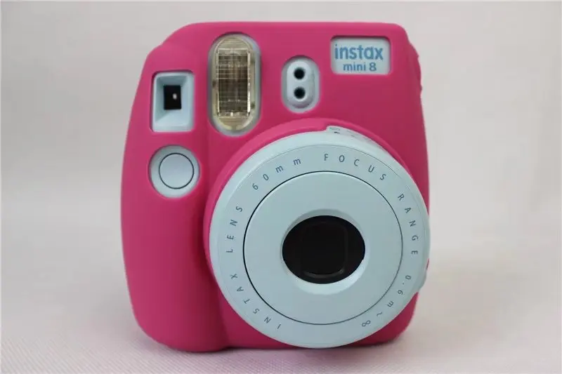 Мягкий силиконовый чехол для фотоаппарата Fuji Fujifilm Instax Mini 8|camera protection|soft silicone rubber