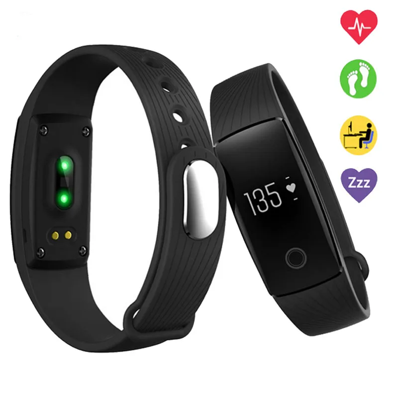 Volemer V05C Smart Band Pulse Heart Rate Monitor Smart Wristband Fitness Tracker Pedometer Sleep Tracker IOS