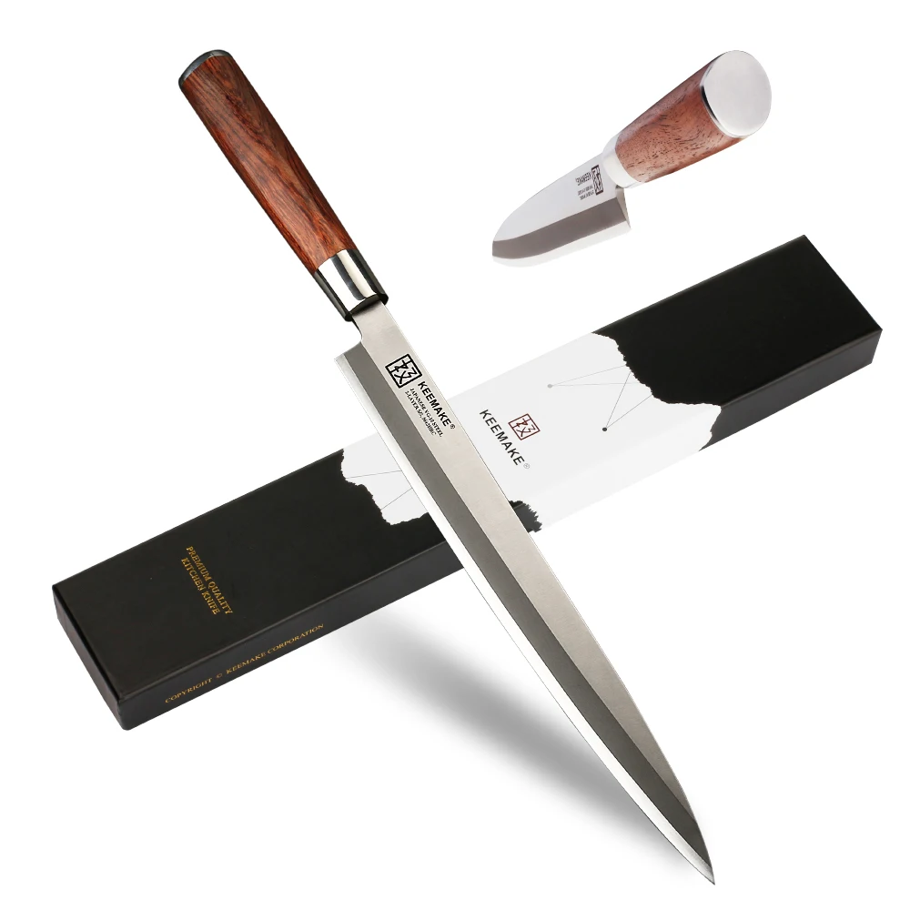 SUNNECKO 10,5 дюйма сашими шеф-повар Ножи Кухня ножей бумагорезальная машина инструмент японский VG10 2-Слои Нержавеющая сталь Sharp деревянная ручка