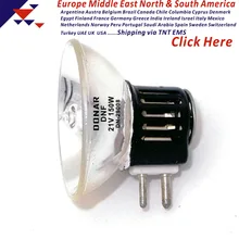 DN-29008 DNF 21V 150W 93631 21V150W GX7.9 волоконно-оптическая прожекторная галогенная лампа стоматологическая фото отверждения источник света эндоскопа лампа