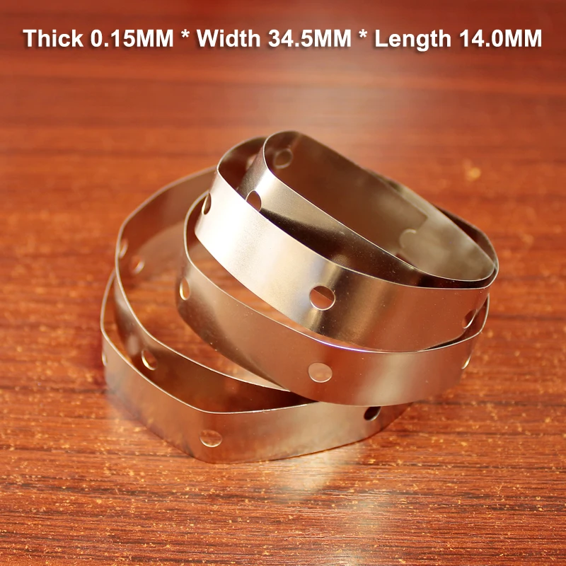 

1kg 32650 battery spot welding nickel plate 32700 battery bracket special connection piece punching 0.15MM*34.5MM