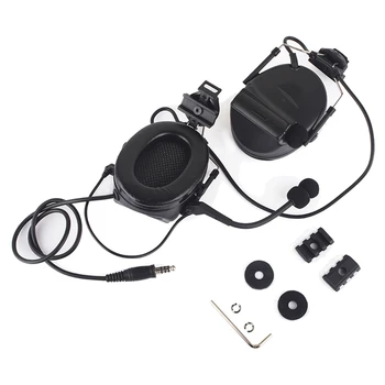 

Wadsn Tactical Comtac II headset with ARC Helmet Rails Mount Shooting Headphone Noise Reduce & Amplify for FAST Helmets