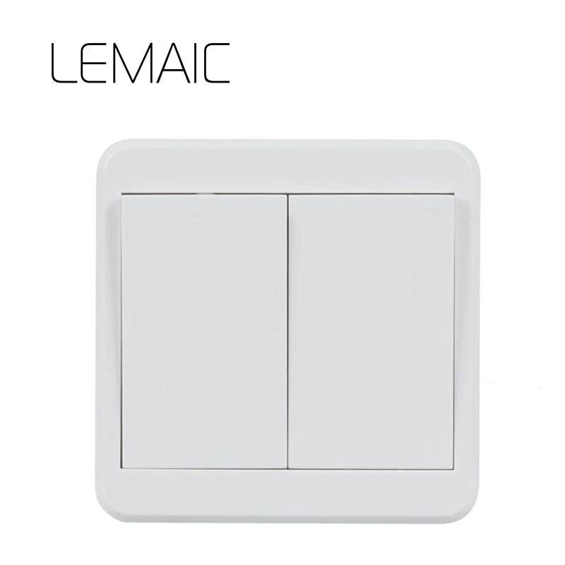 

LEMAIC Bed Room Lamp LED Bulb AC 220V Remote Switch Wall Remote Transmitter Wireless Light Switch Smart Home Remote Switch