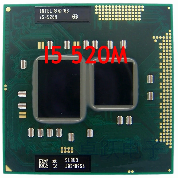 latest processor in laptop Original Intel core Processor I5 520M 3M Cache 2.4 GHz Laptop Notebook Cpu Processor Free Shipping I5-520M cpu core