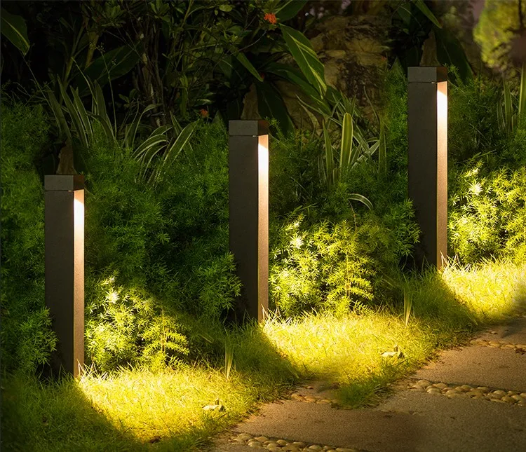 WECUS) новейшее поступление наружные светодиодные огни COB светодиодный чип светодиодный лампы для газонов 10 Вт светодиодный фонарь для садового двора квадратное освещение