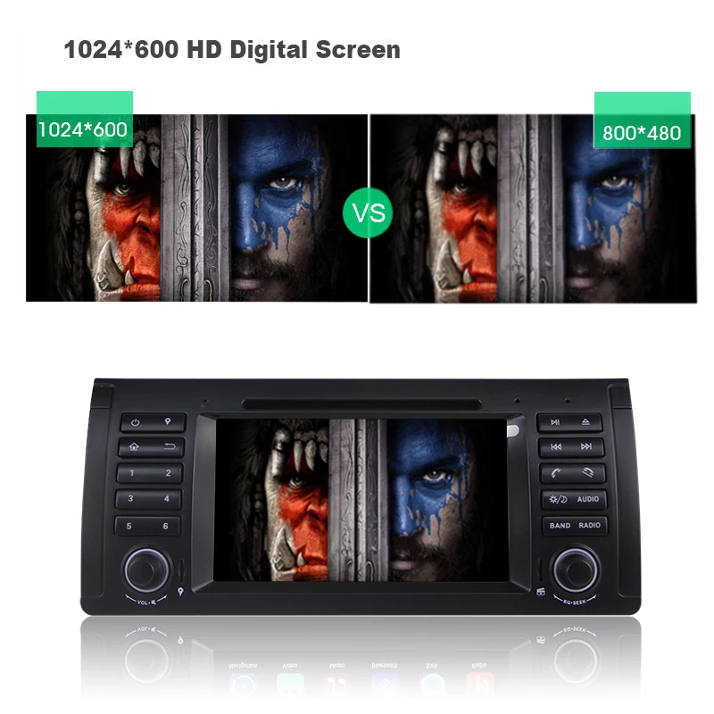 Perfect IPS Android 8.0 OCTO CORE 4G RAM 32GROM CAR DVD player For BMW E39 X5 M5 E38 E53 GPS receiver Audio radio navigation multimedia 10