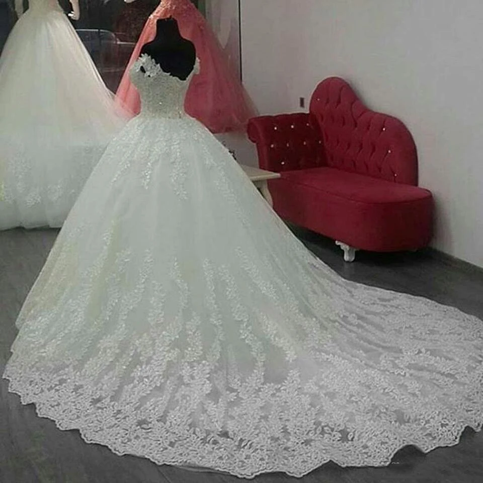 2018-luxury-vintage-lace-applique-wedding