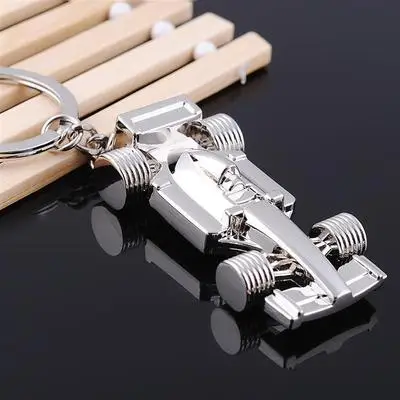 

Fashion Lovely Mini Car Model Keychain Key Rings New Mini F1 Racing key Chain Creative Key Buckle Auto Parts For Men Jewelry