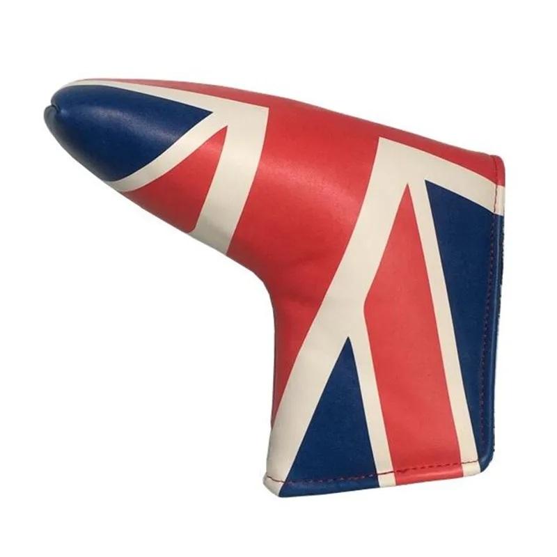 UK Flag Golf Clubs Headcover for Putter Golf Blade Head Cover English Style1