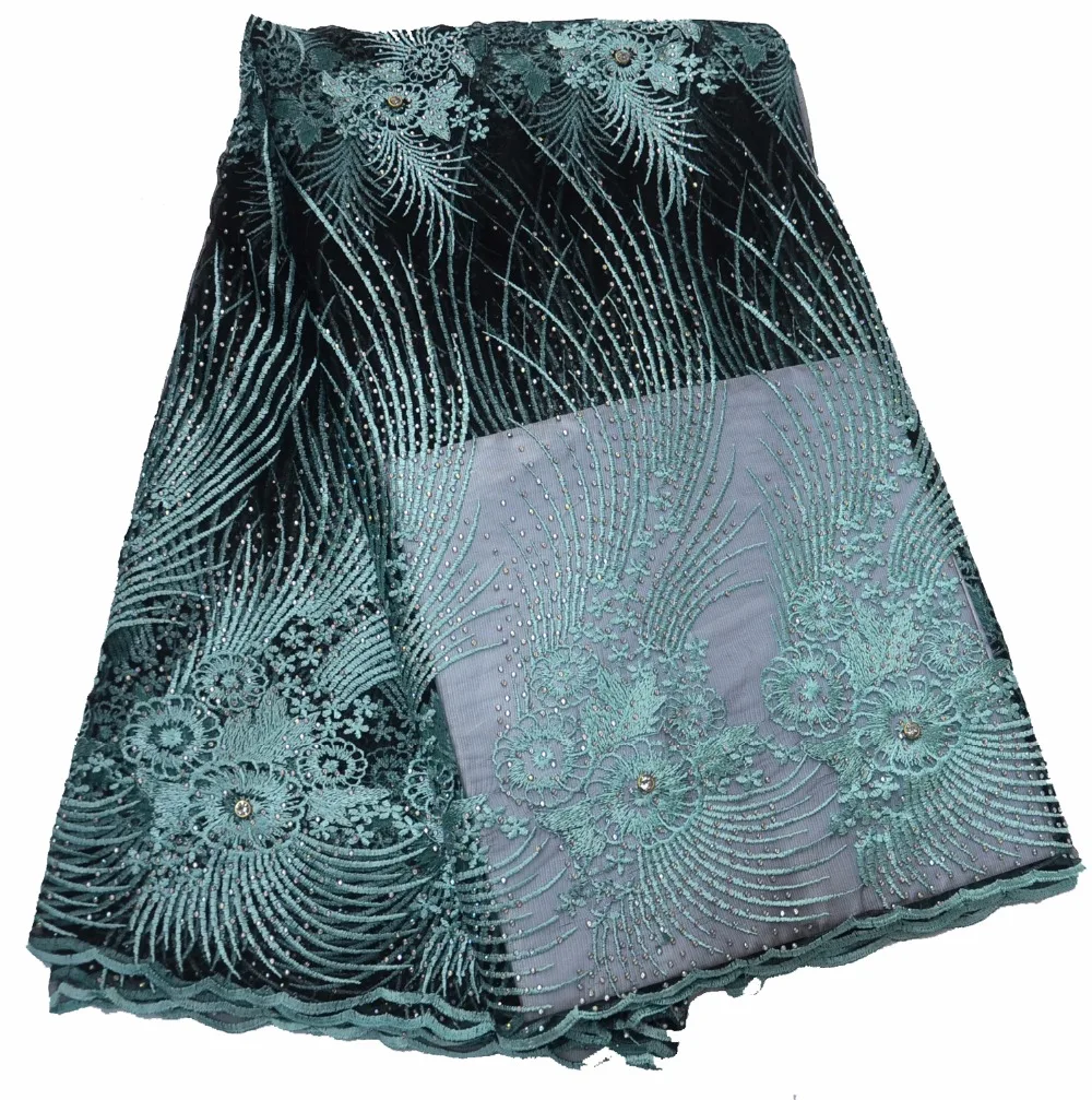 

2018 New Wedding Party African Lace, Flowers Patterms Nigeria Lace Fabric
