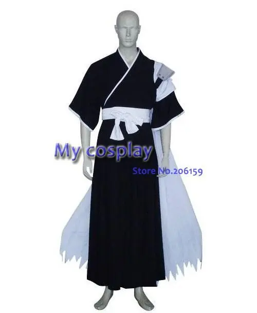 Аниме Bleach косплей Isshin Kurosaki мужской косплей костюм на Хэллоуин Косплей вечерние мужские Косплей Плащ кимоно платье