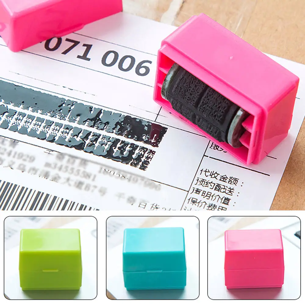 

Office Home Bill Security Garbled Roller Seal Stamp Protect Identity ID Guard