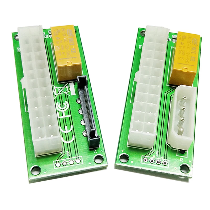SATA 4Pin Настольный ATX 24PIN двойной блок питания синхронизатор ...
