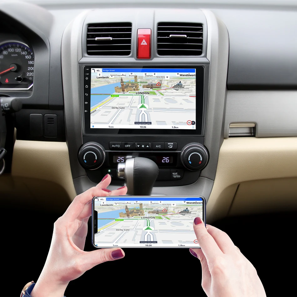 Perfect Jansite 9" Car Android Radio for Honda CRV CR-V 2007 2008 2009 2010 2011  Multimedia player Navigation GPS 4G WIFI IPS screen 16